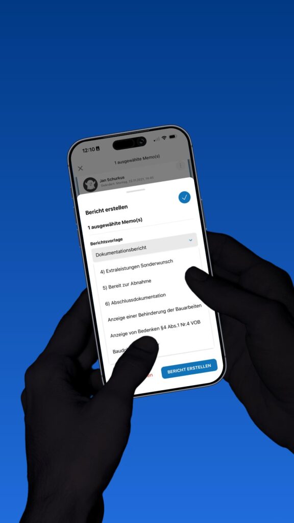 mobile bericht erstellen